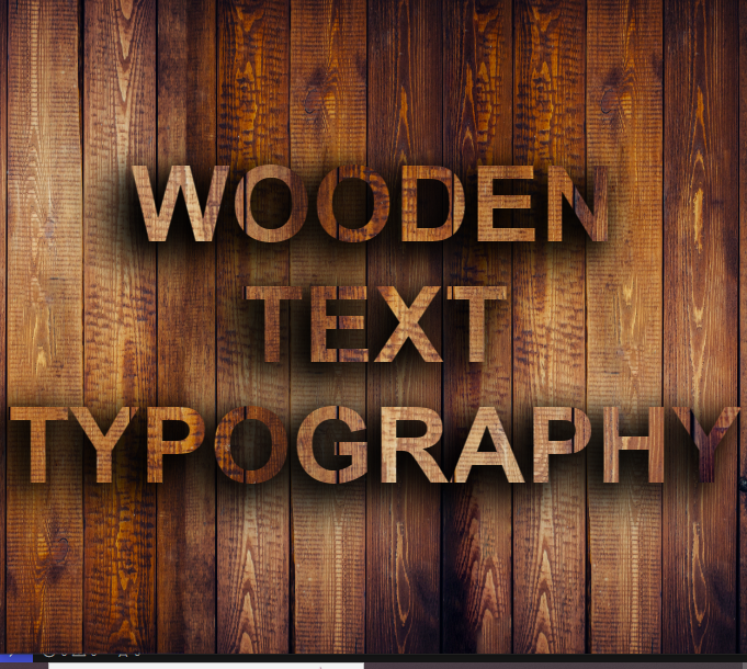 Wooden Text